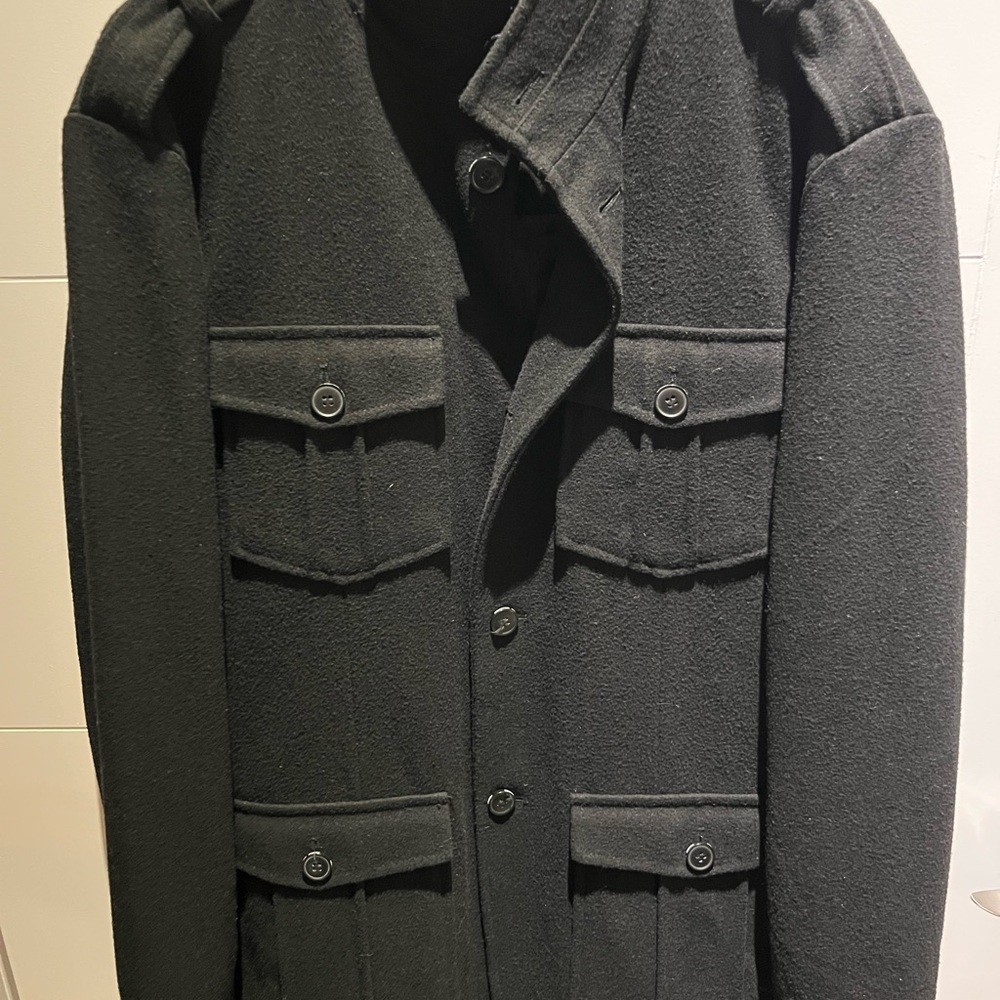 Jack & Jones Black Military Field Jacket